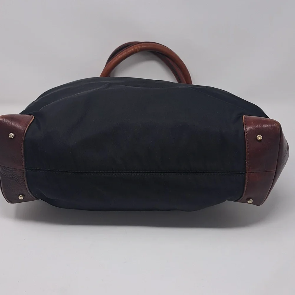 Kate Spade Black With Brown‎ Leather Tote Bag Purse